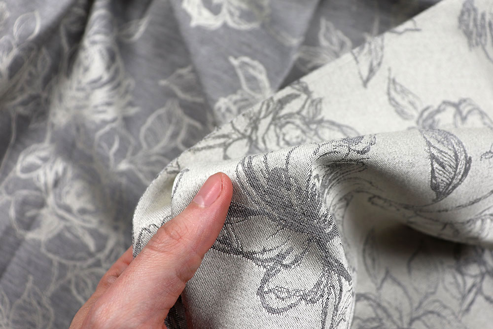 Jacquard Rosen - Creme/Silber