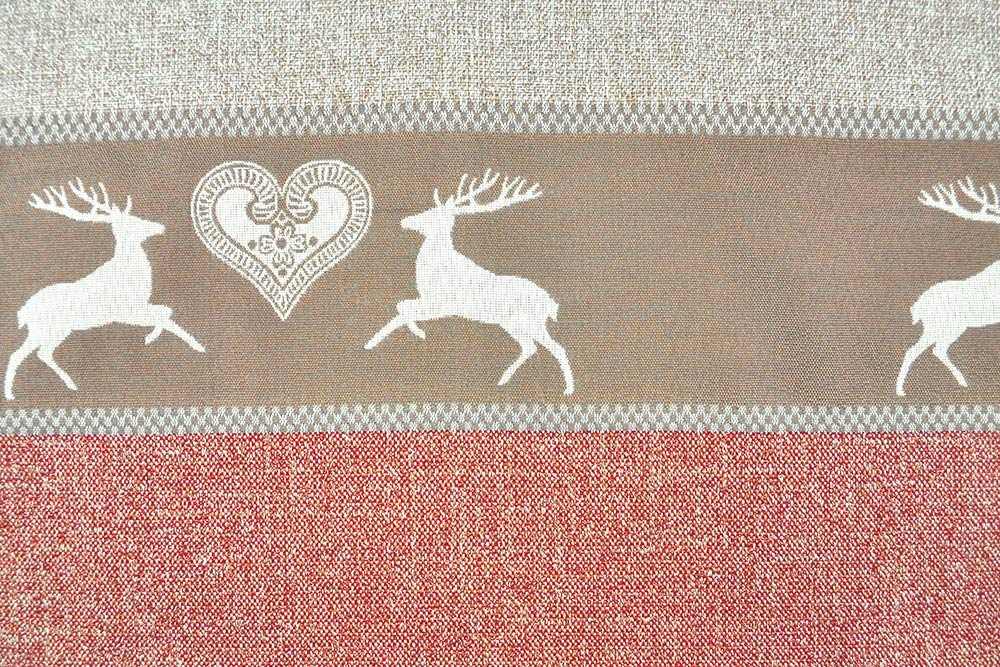 Wende-Jacquard-Dekostoff - Landhausfreude