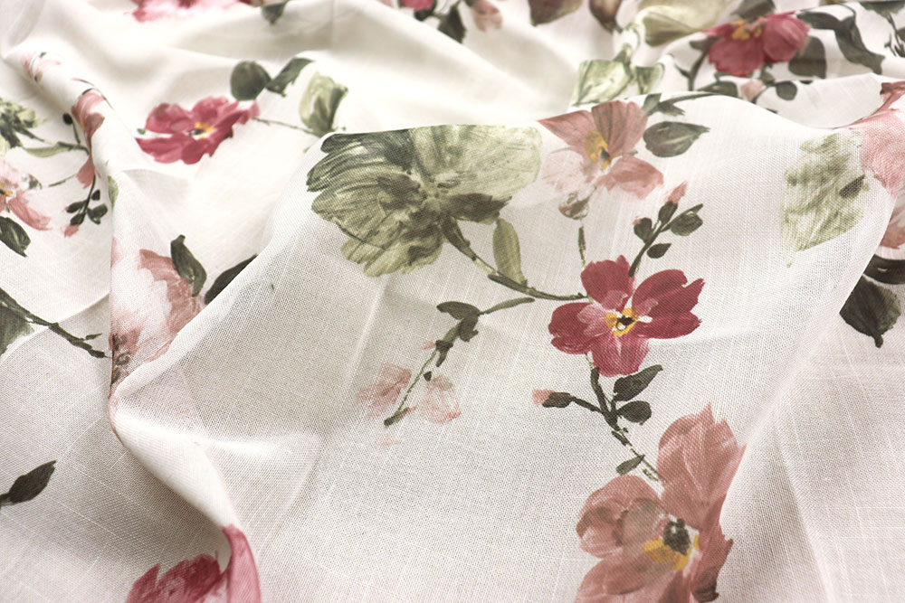 Gardinenstoff - Marias Rosen