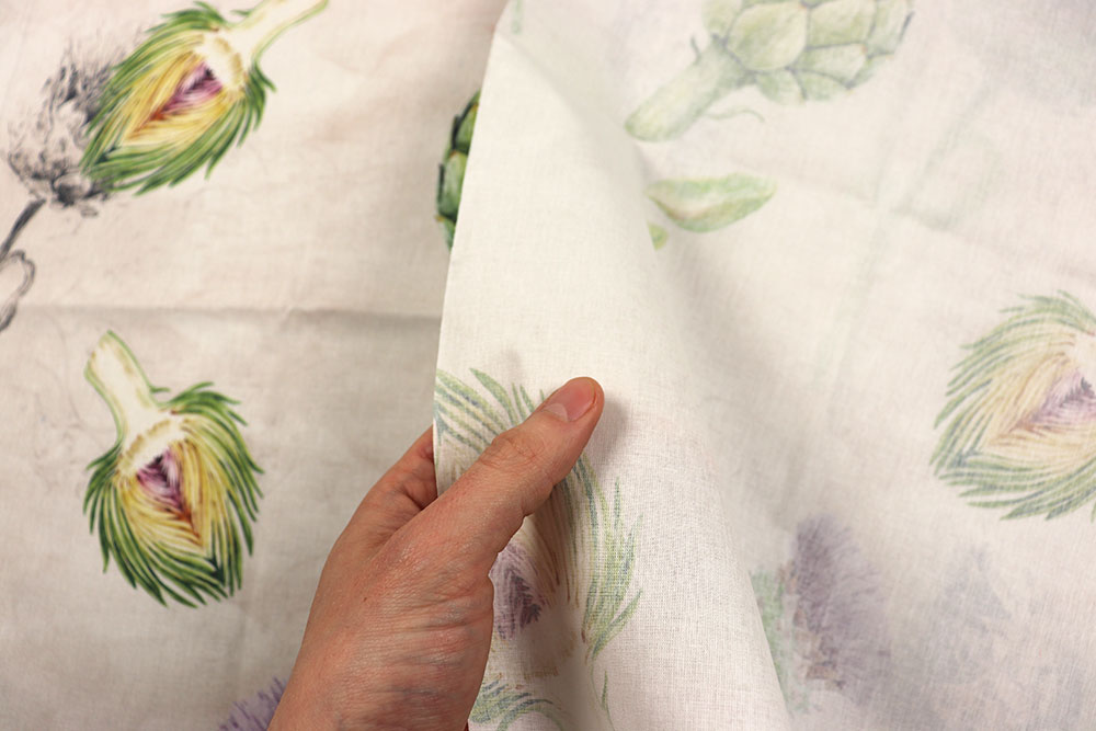 Outdoor-Dekostoff - Artischocke