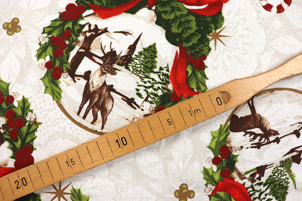 Weihnachtsstoff - Feliz Navidad