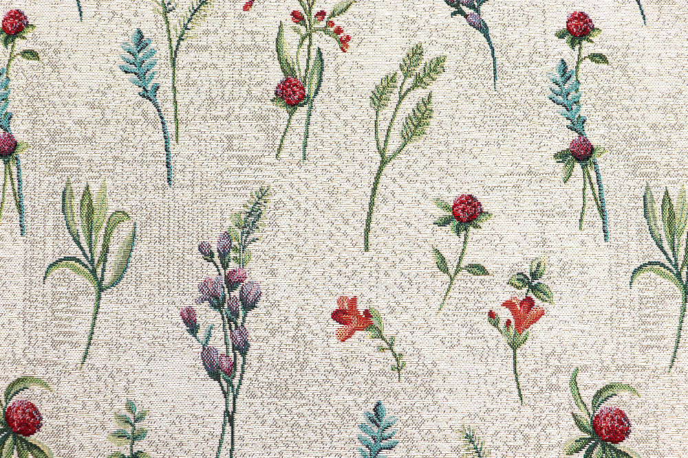 Gobelin Leinenoptik - Blümchen