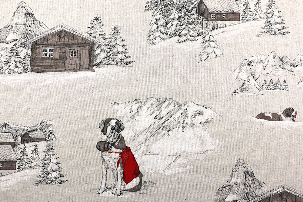 Dekostoff - Hüttenzauber