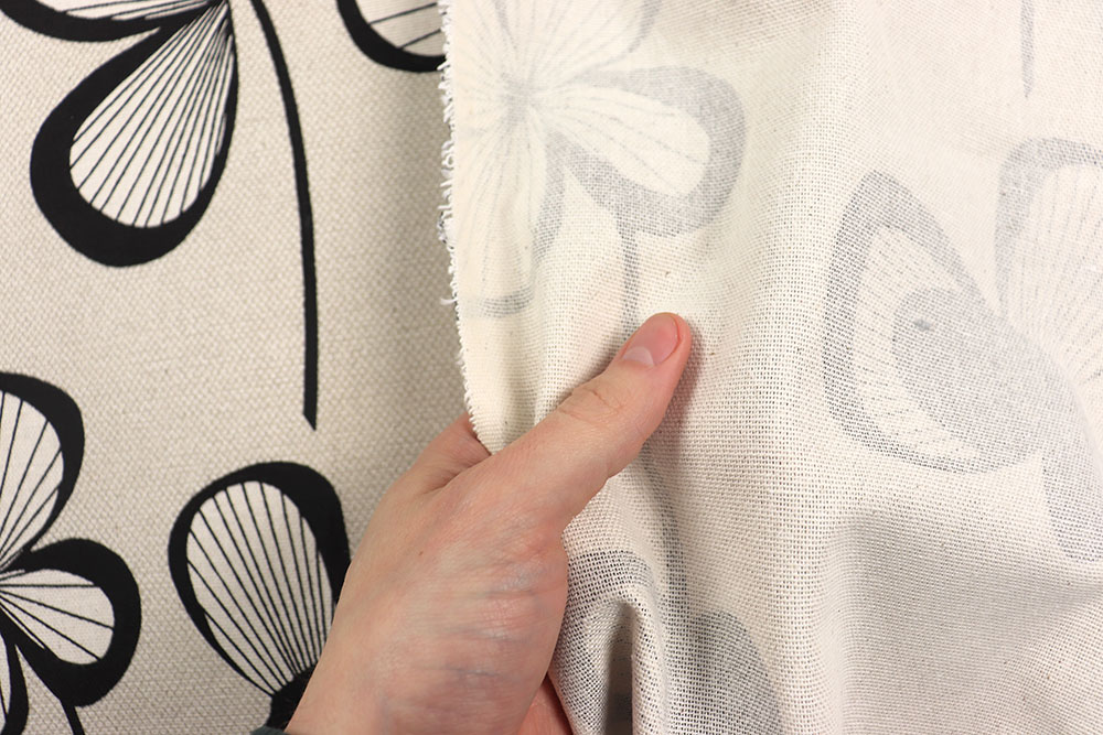 Dekostoff Premium - Black Petal