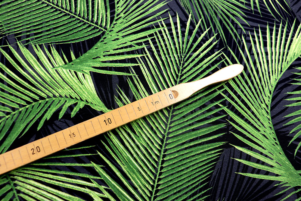 Dekostoff - Palmblätter