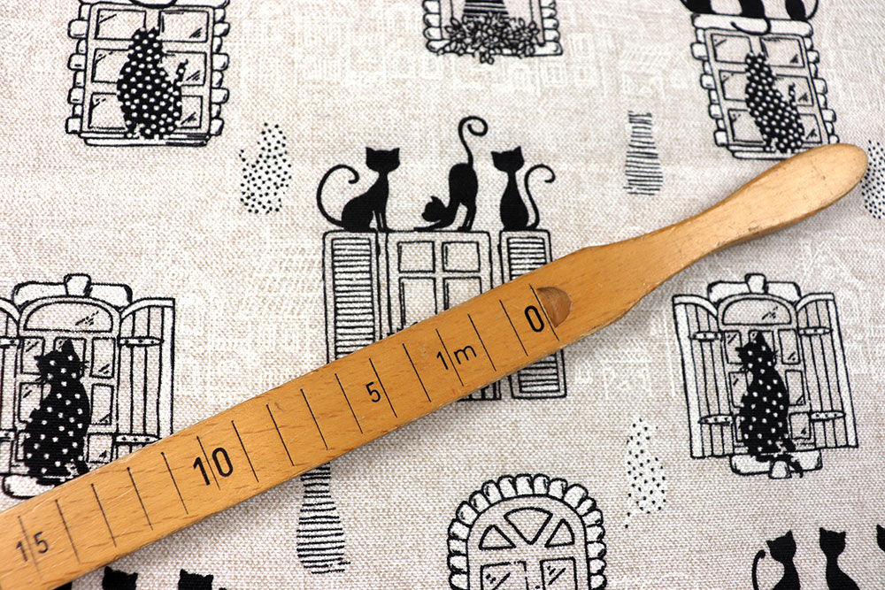 Dekostoff - Katzen daheim