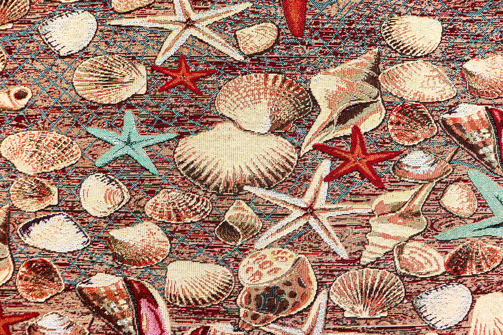 Gobelin - Muscheln und Seesterne