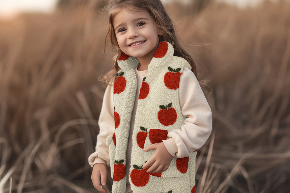 Sherpa Fleece - Apple Garden