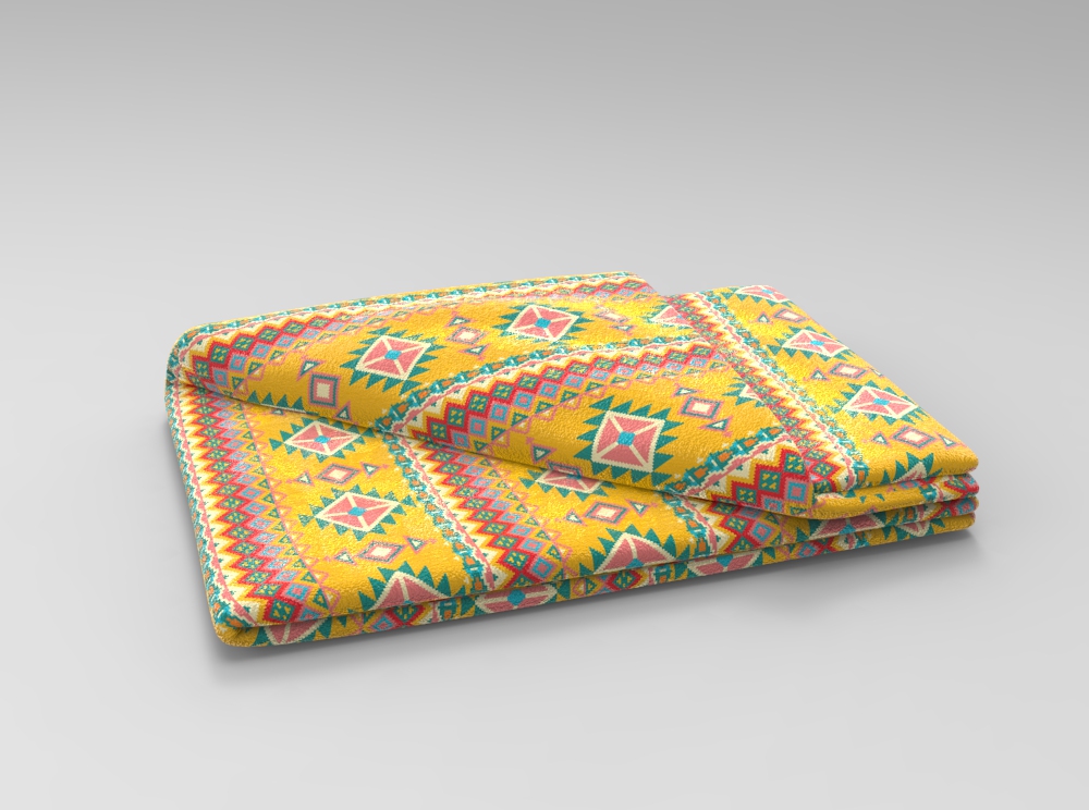 Fleece-Stoff - Indianer-Style 1