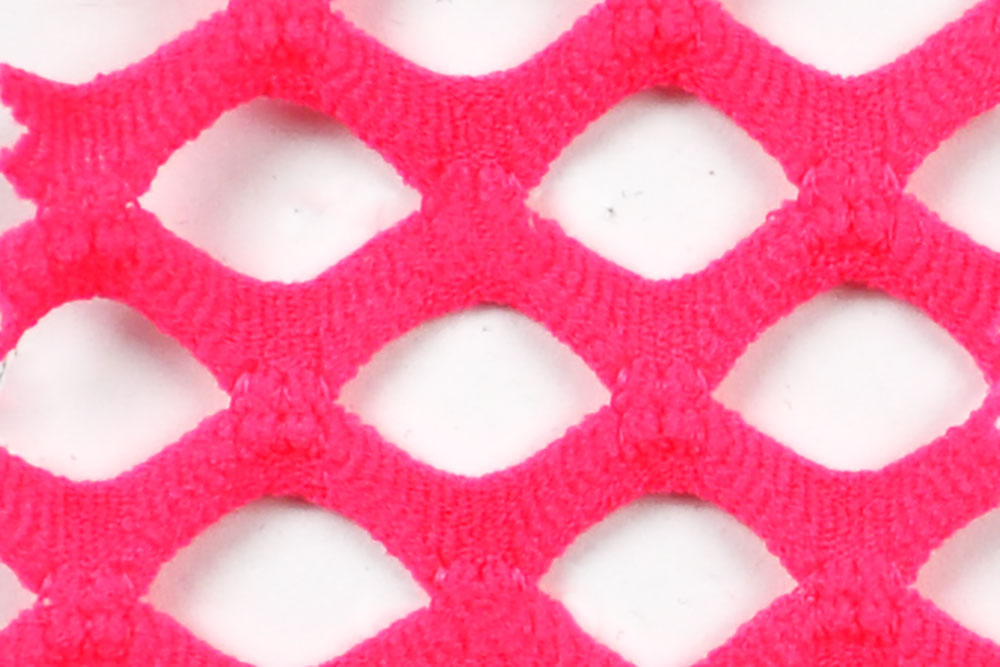Netzstoff - Super-Elastik - Neon-Pink