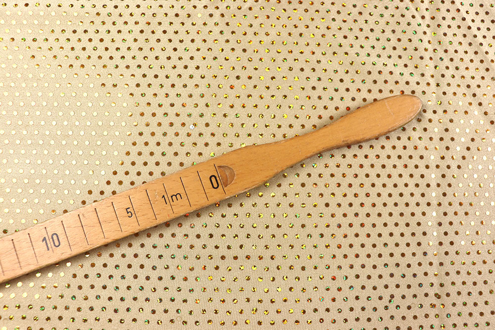 Pailletten-Lycra - Champagner