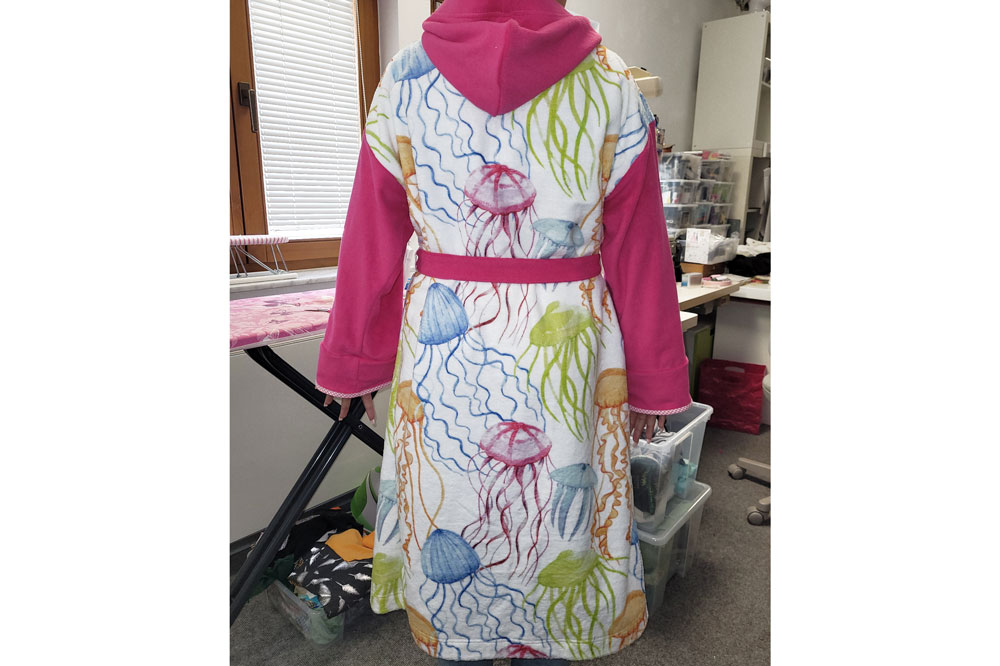 Frottee-Fleece - Quallen