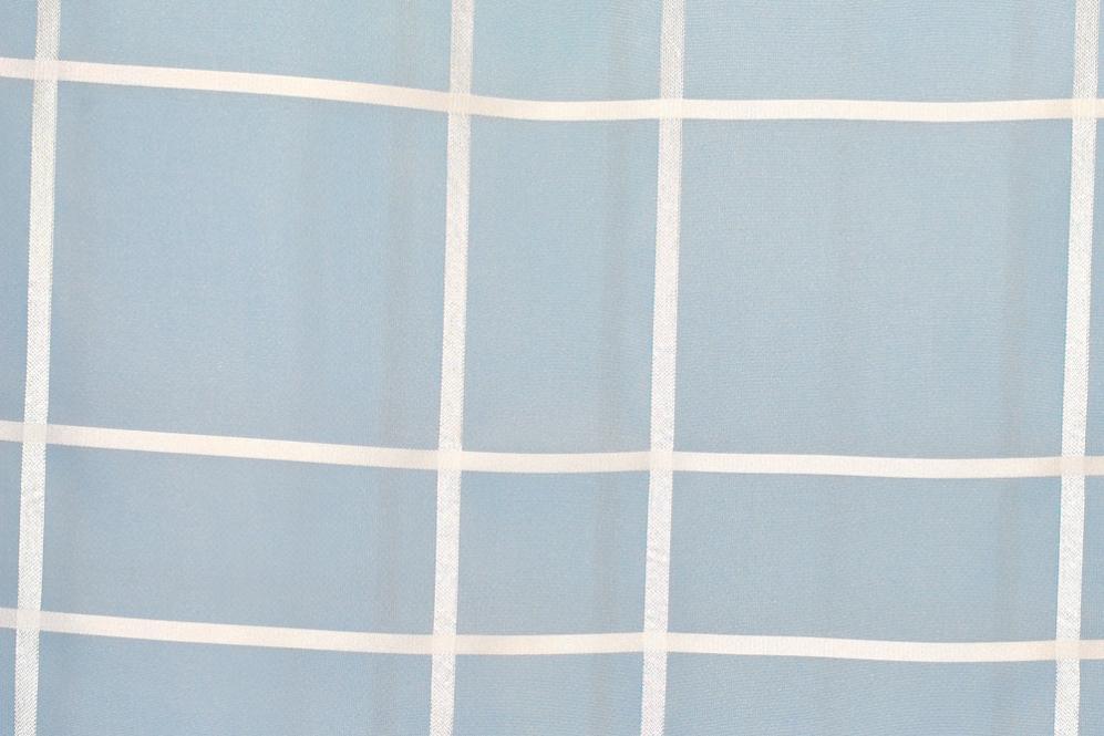 Gardine Lofoten - Weiß transparent - 300 cm hoch - Bleiband