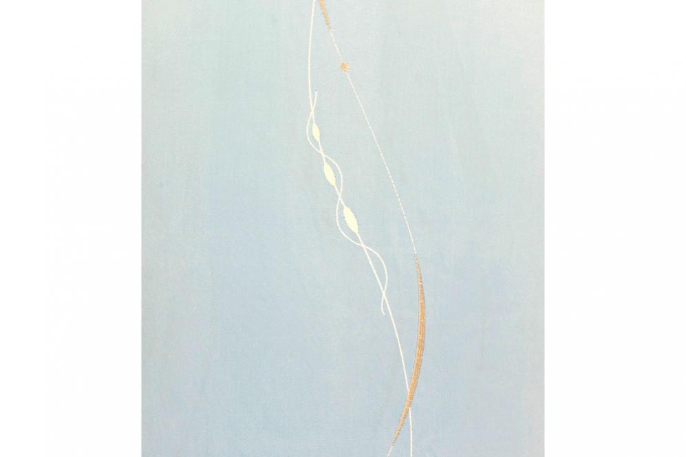 Voile-Gardine Bodensee - Weiß transparent - 290 cm hoch