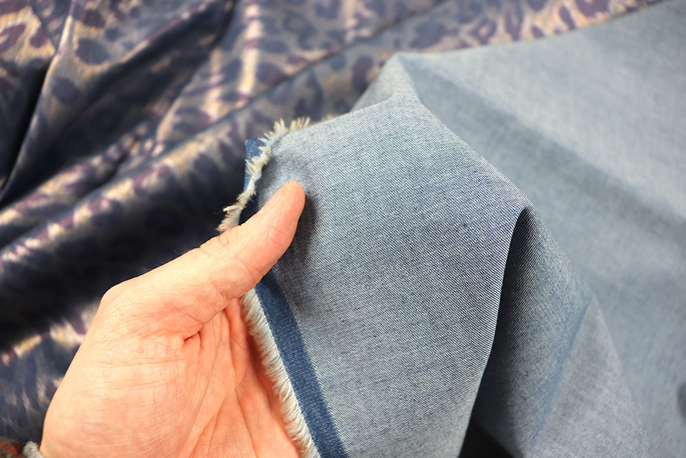 Jeansstoff - Glamour Leo