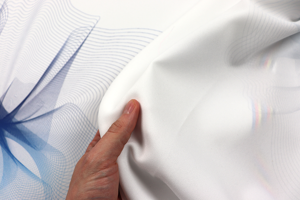 JOOP! - Gardinenstoff Blue Breeze