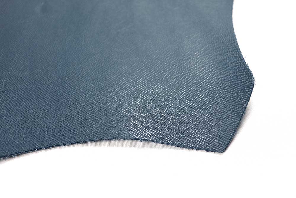 Echtleder-Haut Chicago - Steel Blue - 1 qm