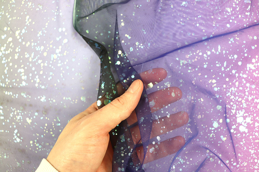 Glitter Mesh - Midnight