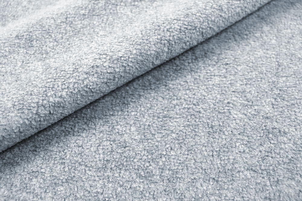 Polarfleece Melange - Hellgrau
