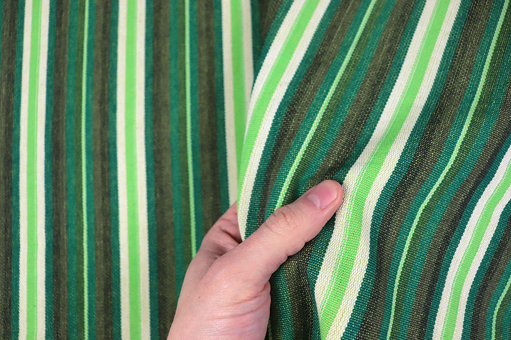 Dekostoff - Webstreifen - Sancho Pancho - Grün