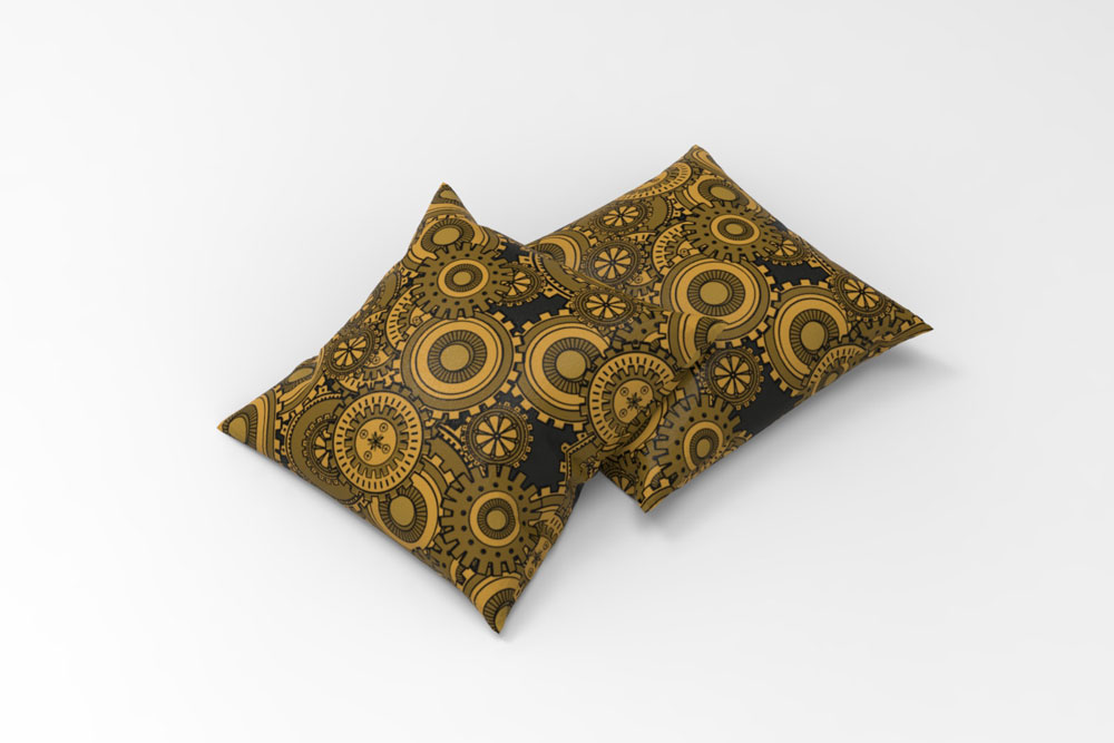 Steampunk-Blackout - Zahnrad