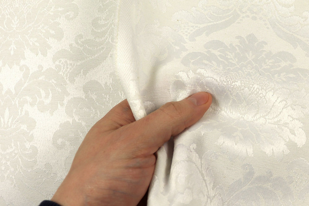 Tischdeckenstoff Damast - Theresia - 280 cm - Champagner