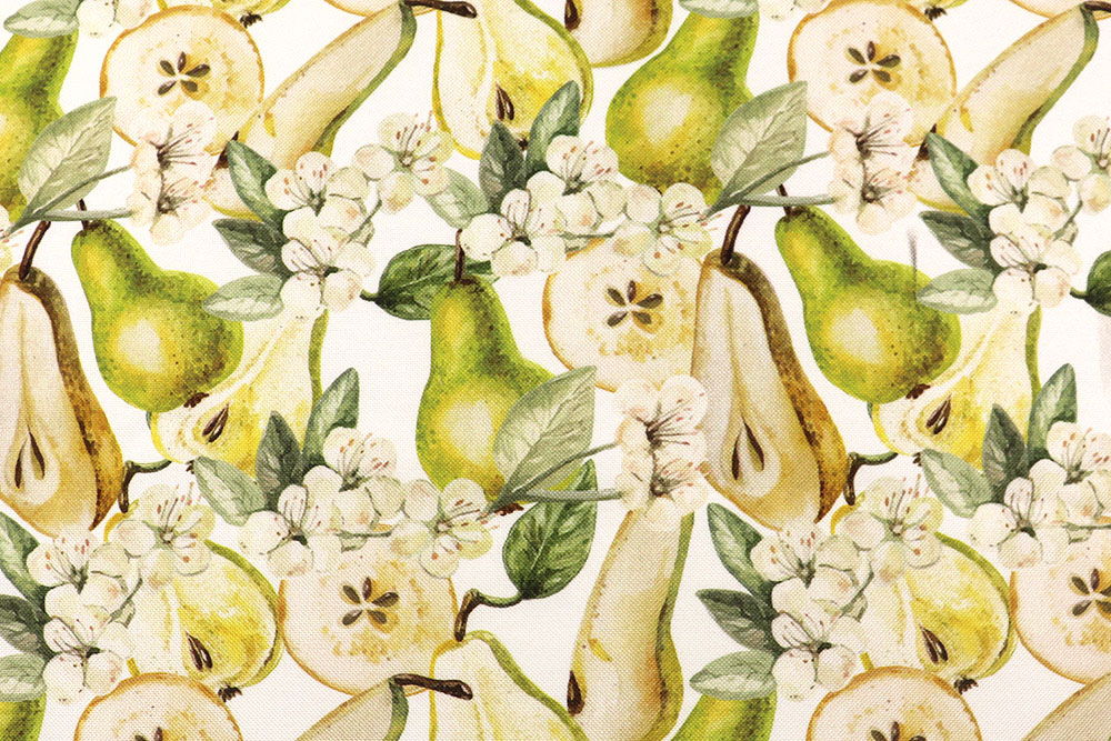 Dekostoff beschichtet - Golden Pear