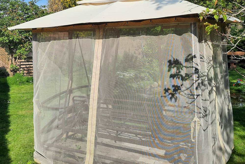 Moskitonetz Meterware - 300 cm - Weiß