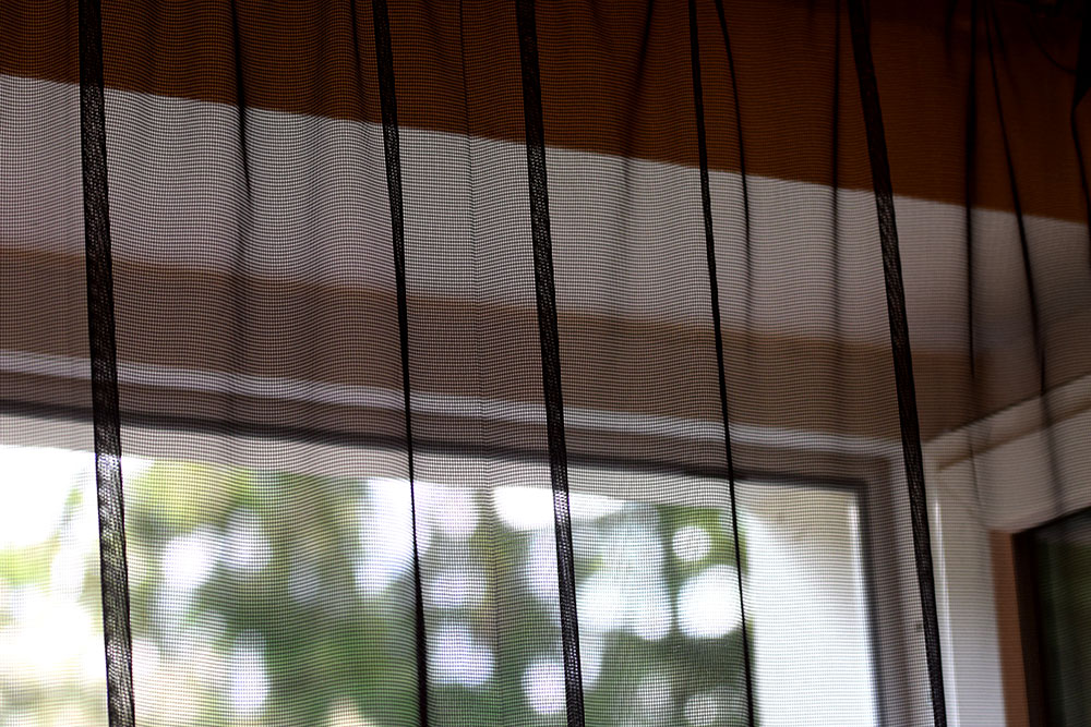 Moskitonetz Meterware - 150 cm - Schwarz