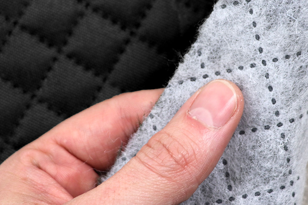 Polyesterstoff - reißfest und wasserabweisend - Rauten-Stepp