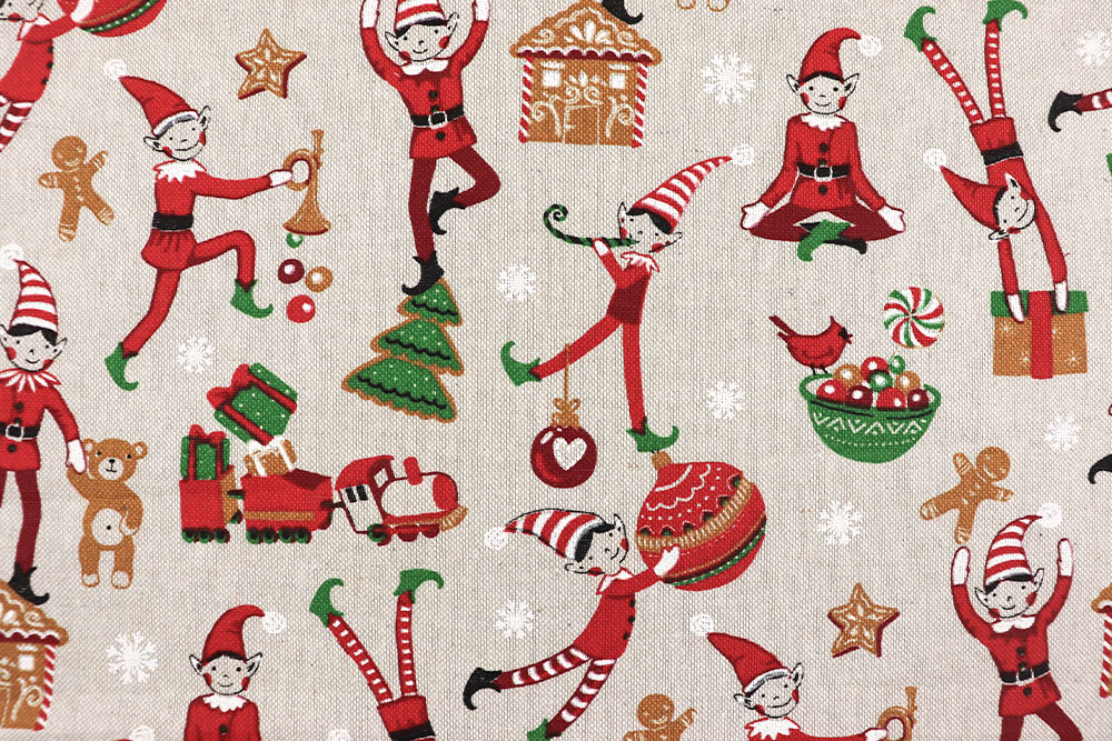 Dekostoff Leinenoptik - Elfentanz