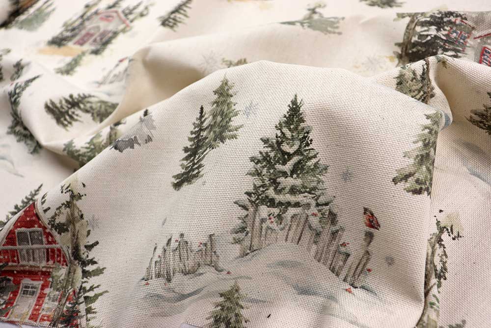 Recycling-Dekostoff - Winter Lodge