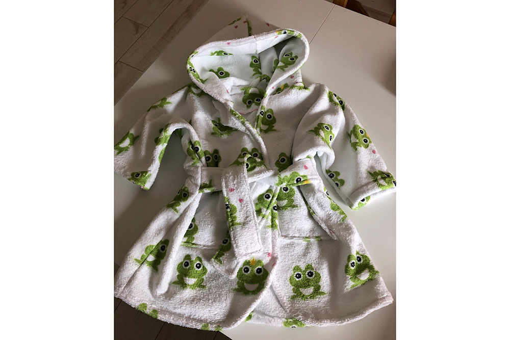 Frottee-Fleece - Froschkönig