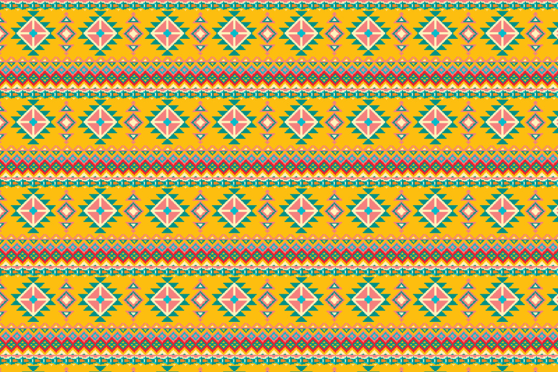 Fleece-Stoff - Indianer-Style 1