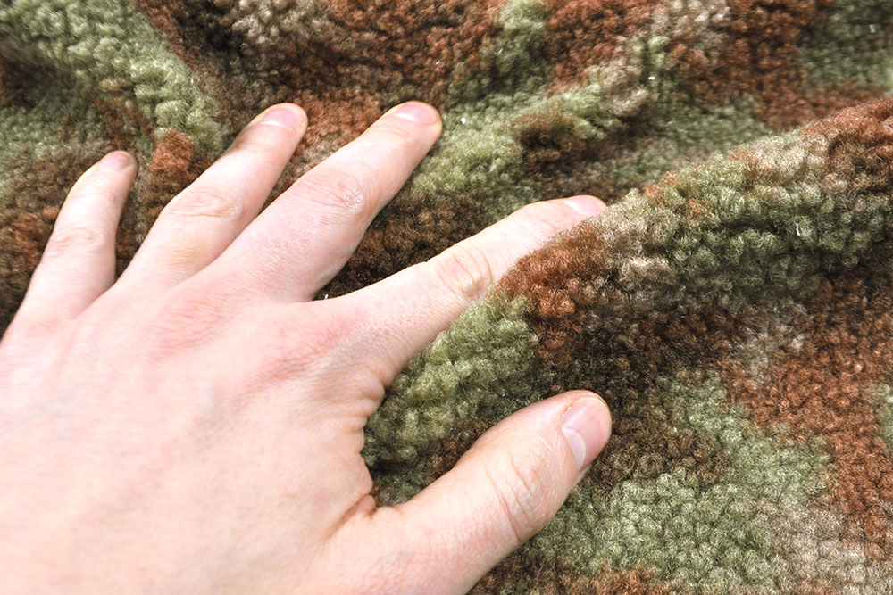 Camouflage-Teddystoff