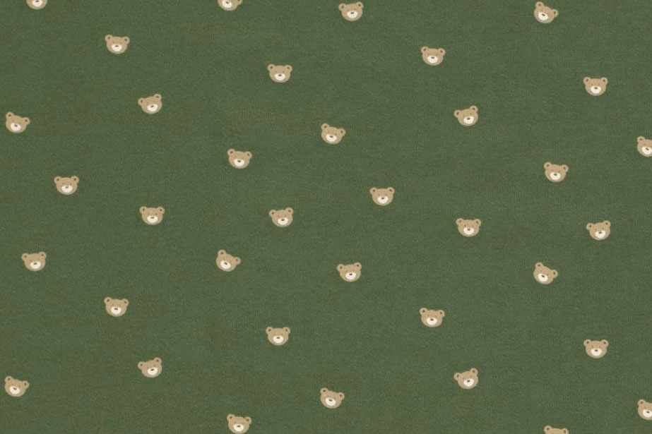 Baumwolljersey - Mini-Teddys