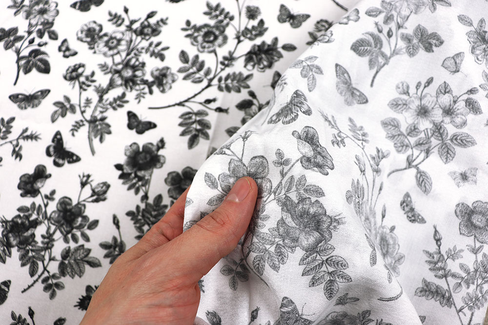 Viskosestoff - Toile Butterfly