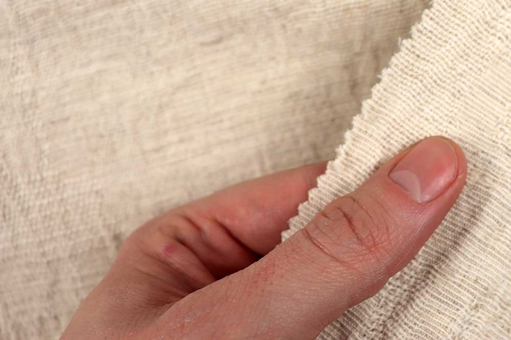 Musselin - Natur-Jacquard