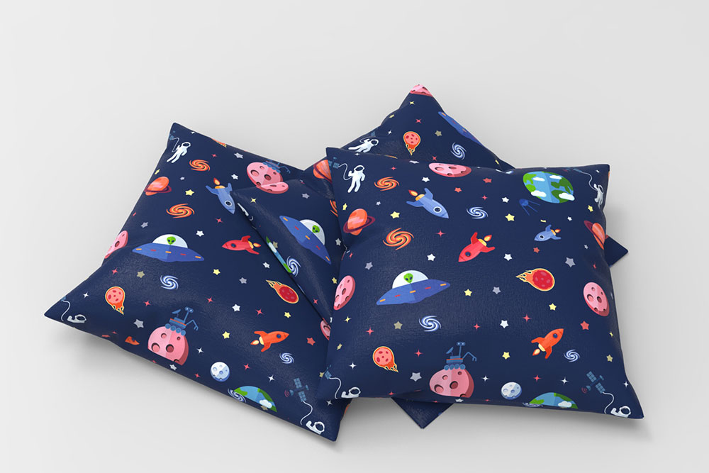 Blackout perm. schwer entflammbar - Flug durchs Weltall