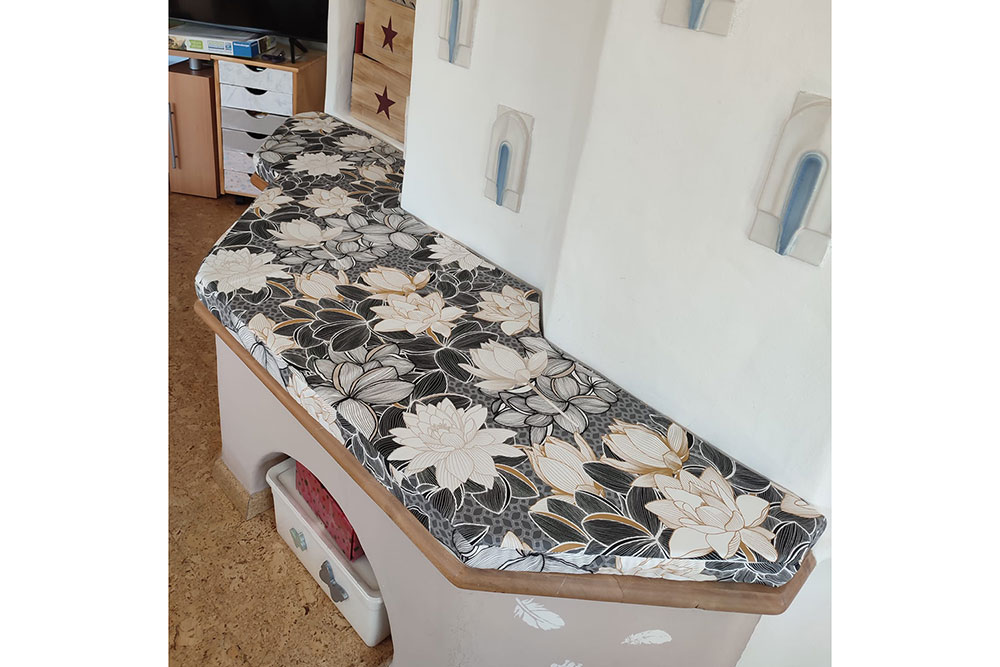 Baumwollsatin - Lotus Black