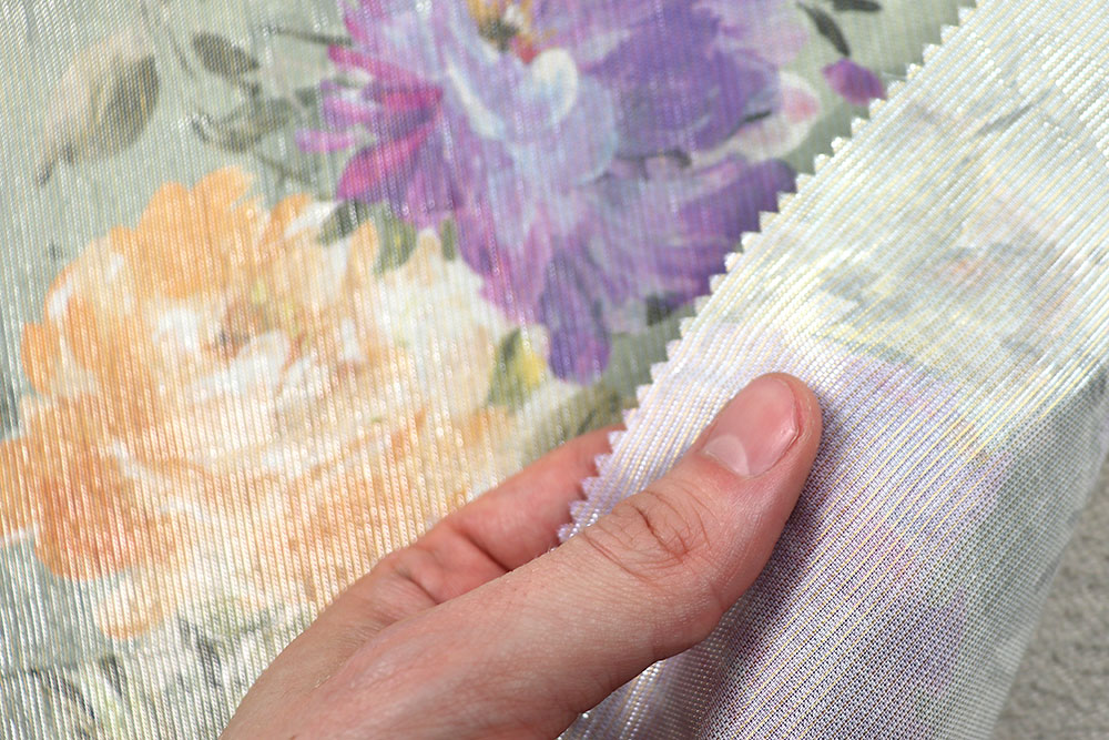 Luxus-Baumwolle glänzend - Blütentraum