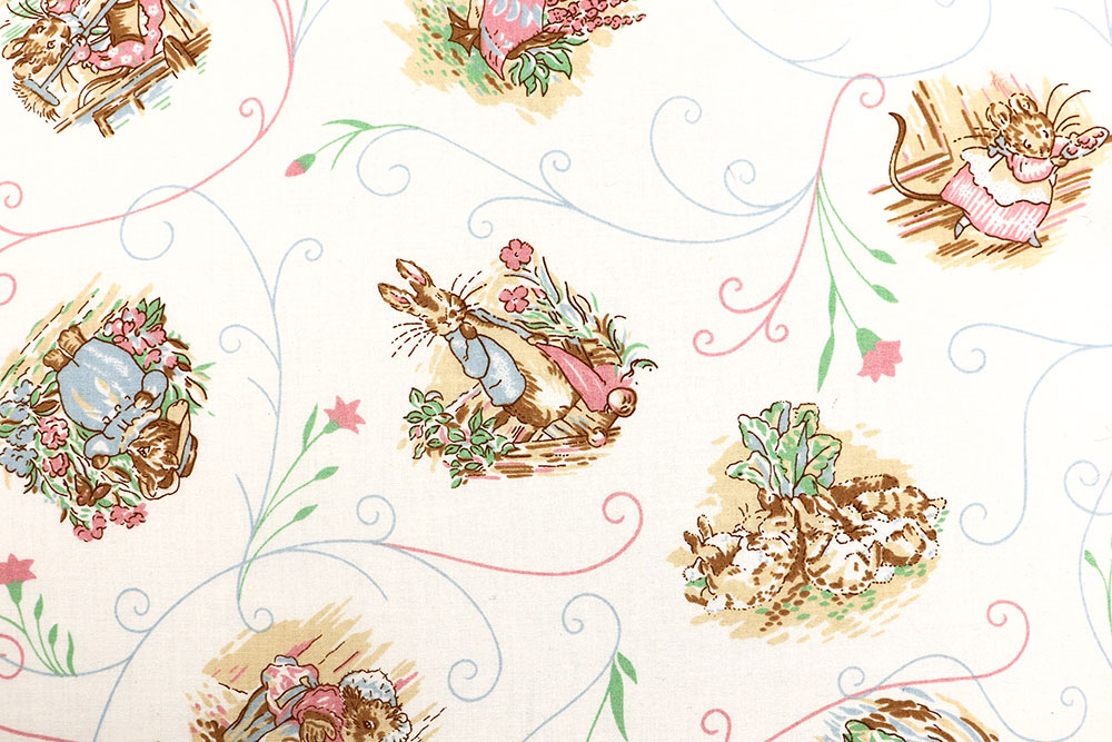 Baumwollstoff - Tierische Nostalgie