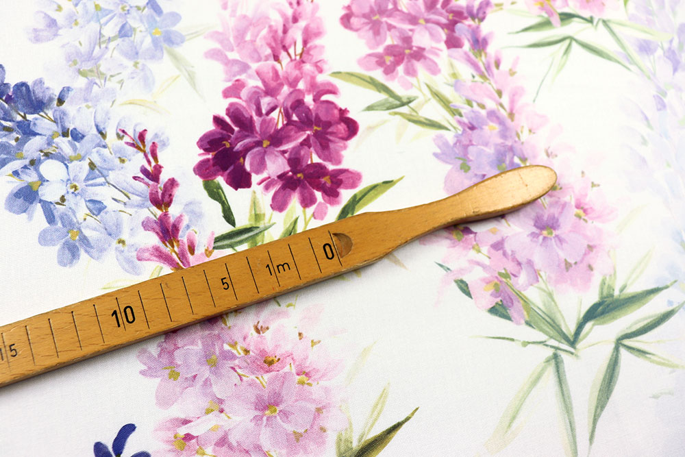 Baumwollstoff Digital - Hyazinthen - 280 cm