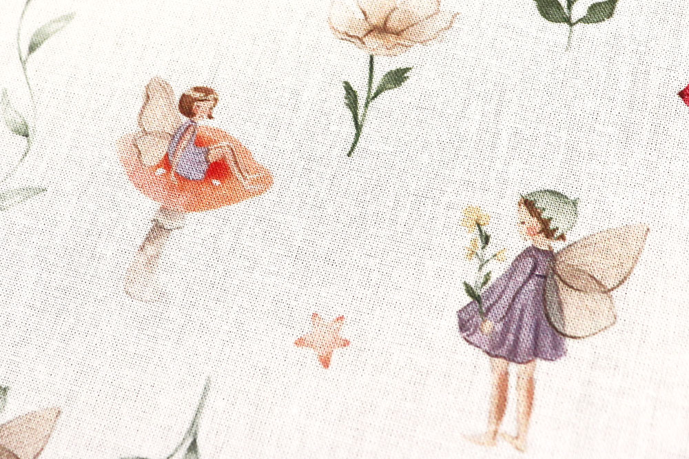 Baumwollstoff - Gartenelfen