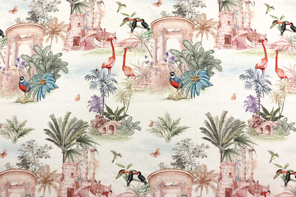 Baumwoll-Dekostoff - Vintage Jungle