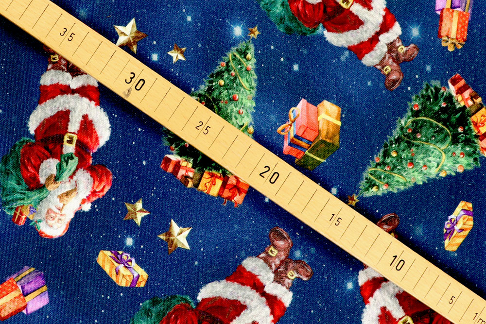 Weihnachts-Dekostoff Premium - Secret Santa