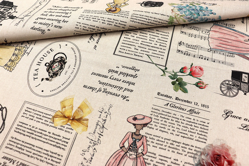 Dekostoff Premium - Victorian Letters