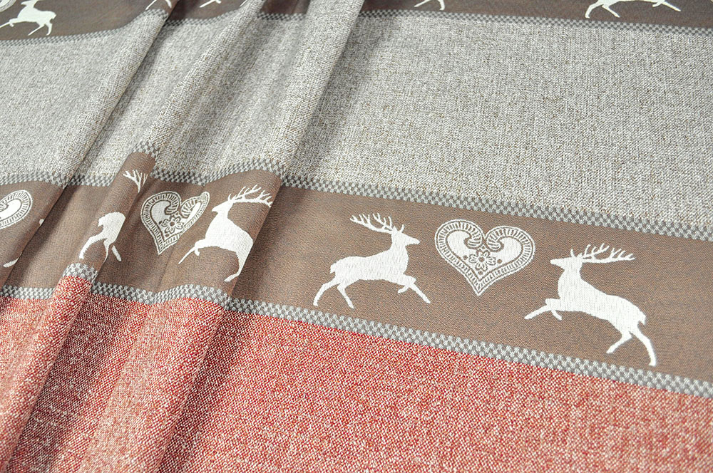 Wende-Jacquard-Dekostoff - Landhausfreude