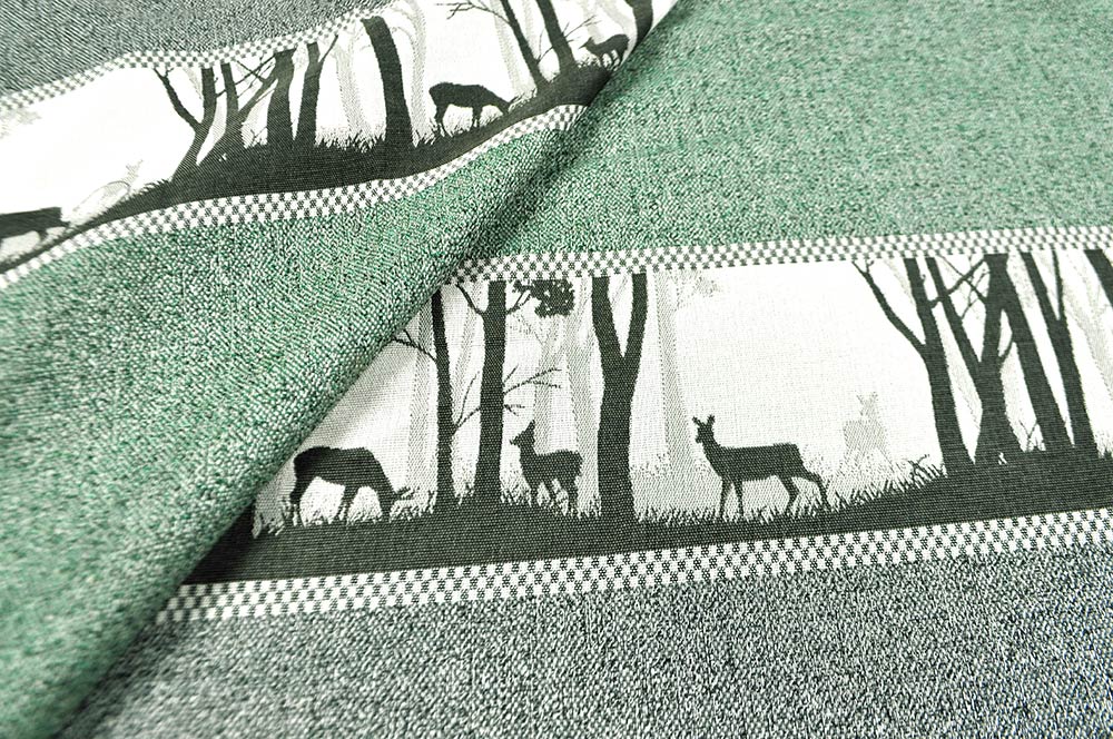 Dekostoff Jacquard - Rehwald - permanent schwer entflammbar