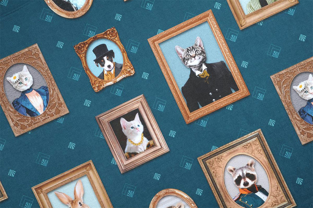 Dekostoff Premium - Tier-Portraits